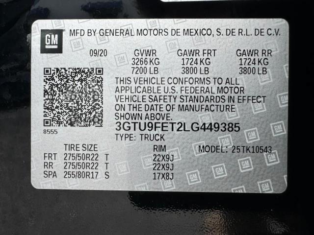 2020 GMC SIERRA K1500 DENALI