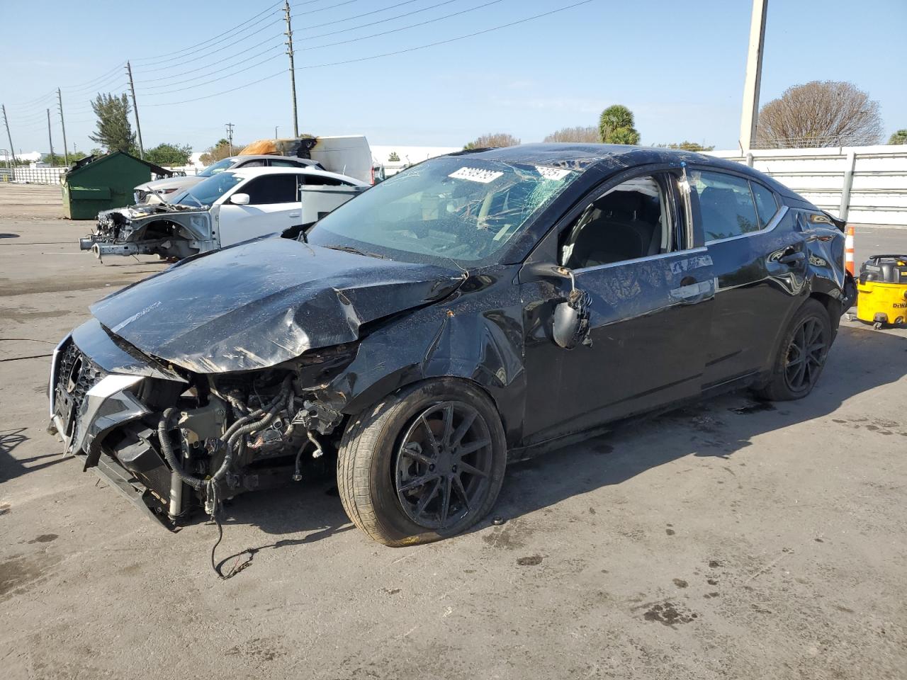 2020 Nissan Sentra S en Venta en Miami, FL - Rollover