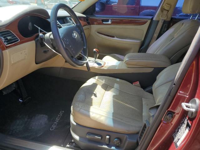  HYUNDAI GENESIS 2013 Бордовий