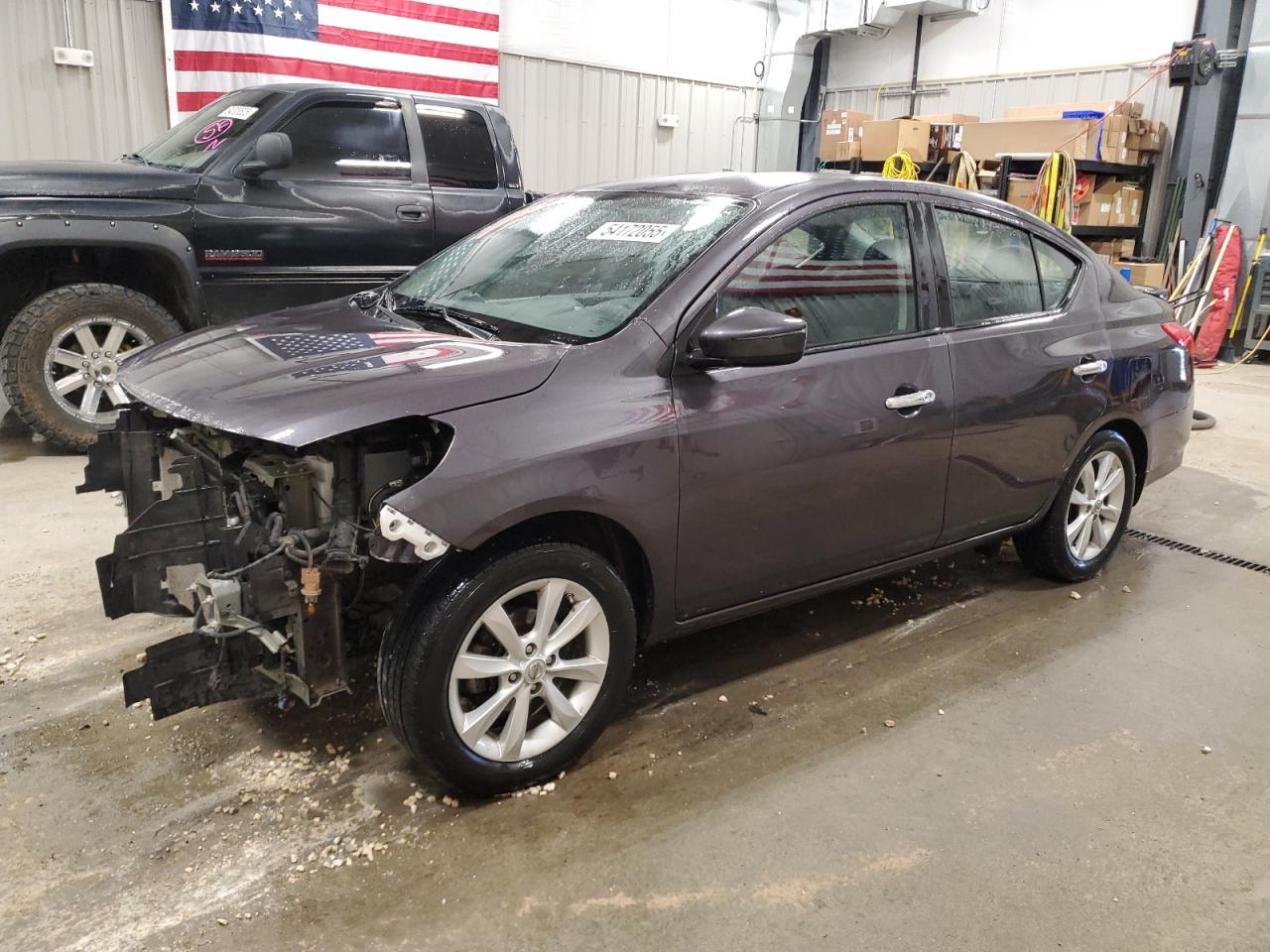 2015 Nissan Versa S იყიდება Casper-ში, WY - Front End
