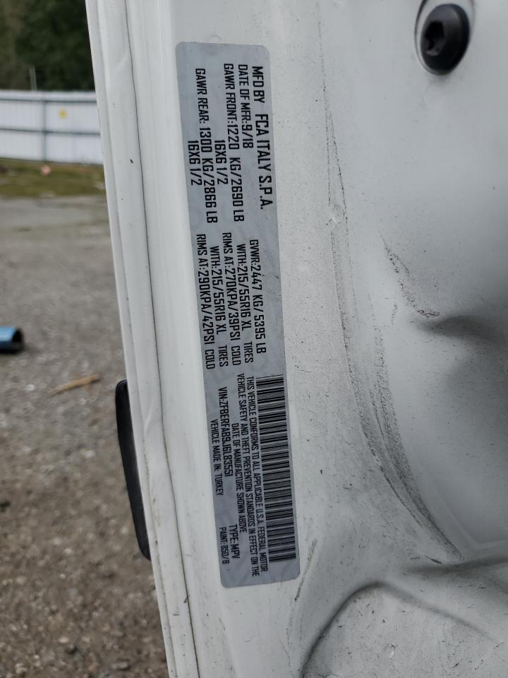 2018 Ram Promaster City VIN: ZFBERFAB9J6L83551 Lot: 52212325