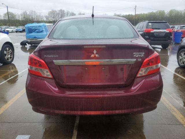  MITSUBISHI MIRAGE 2017 Burgundy