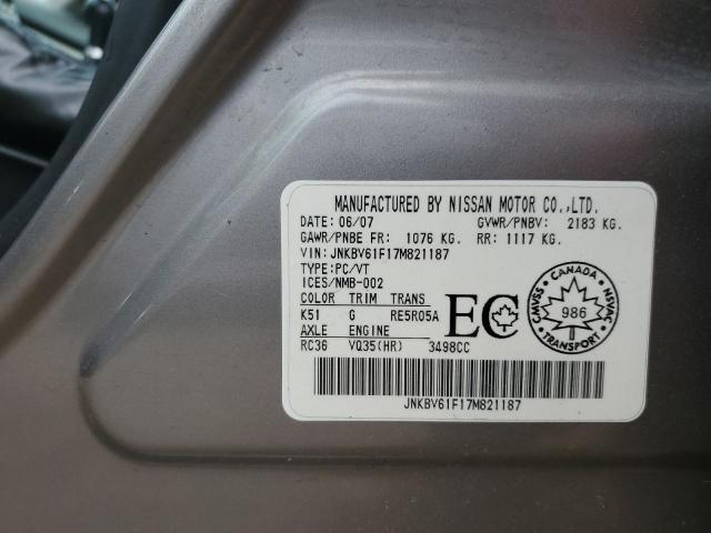 2007 INFINITI G35 