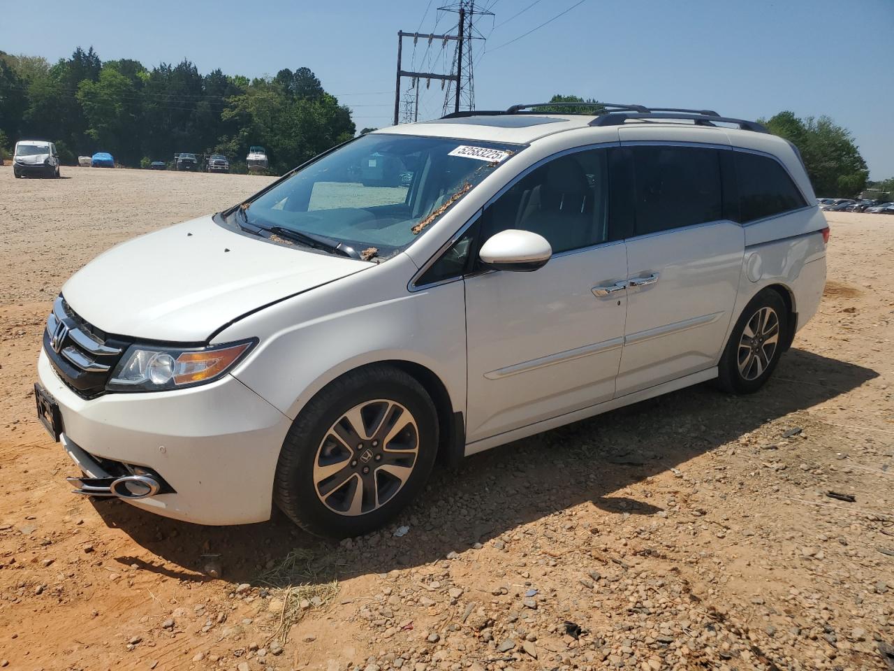 2016 Honda Odyssey Touring en Venta en China Grove, NC - Front End