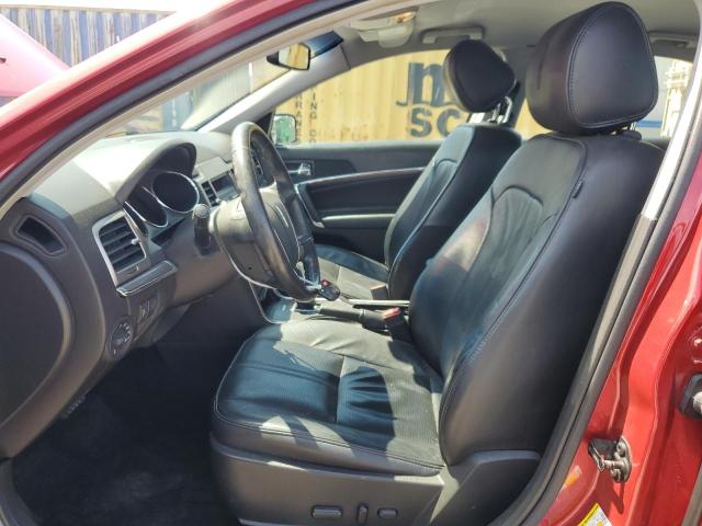  LINCOLN MKZ 2012 Czerwony