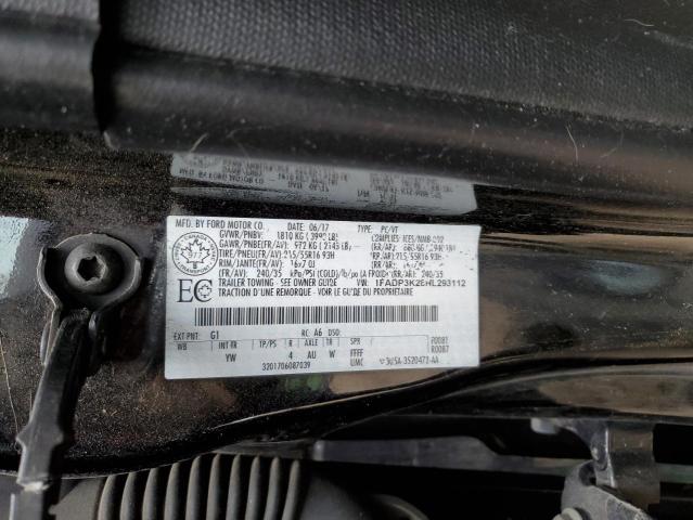 2017 FORD FOCUS SE