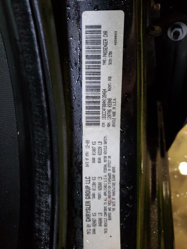 2010 Dodge Avenger Sxt VIN: 1B3CC4FB8AN139464 Lot: 54874305