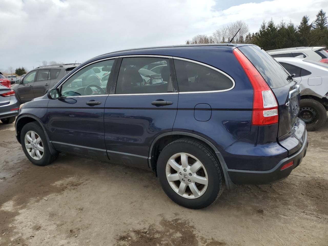 2009 Honda Cr-V Ex blue suv gas 5J6RE48589L802785 photo #3
