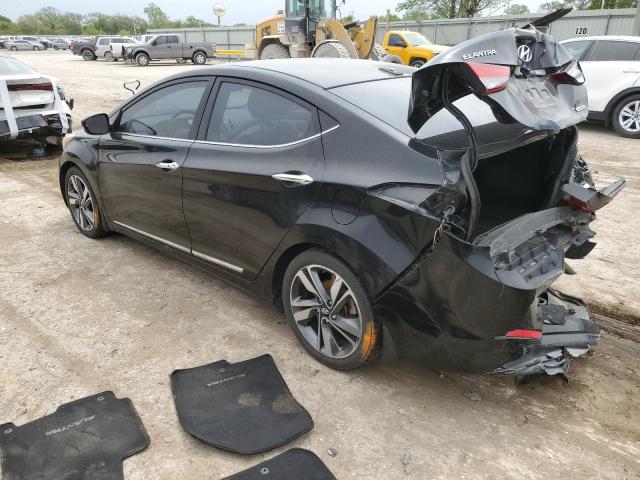 Sedans HYUNDAI ELANTRA 2014 Czarny