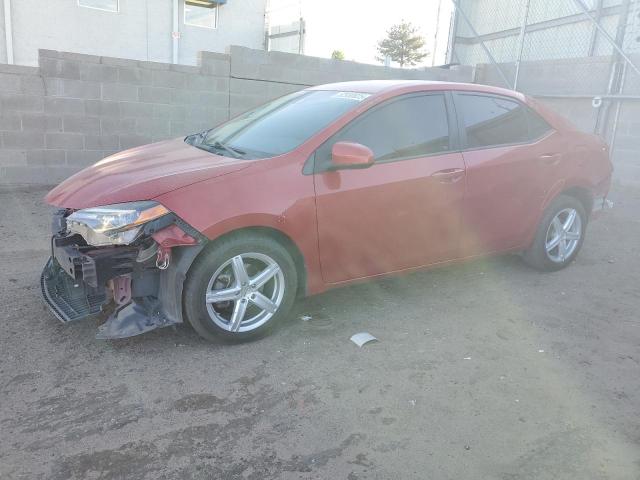 Sedans TOYOTA COROLLA 2017 Red