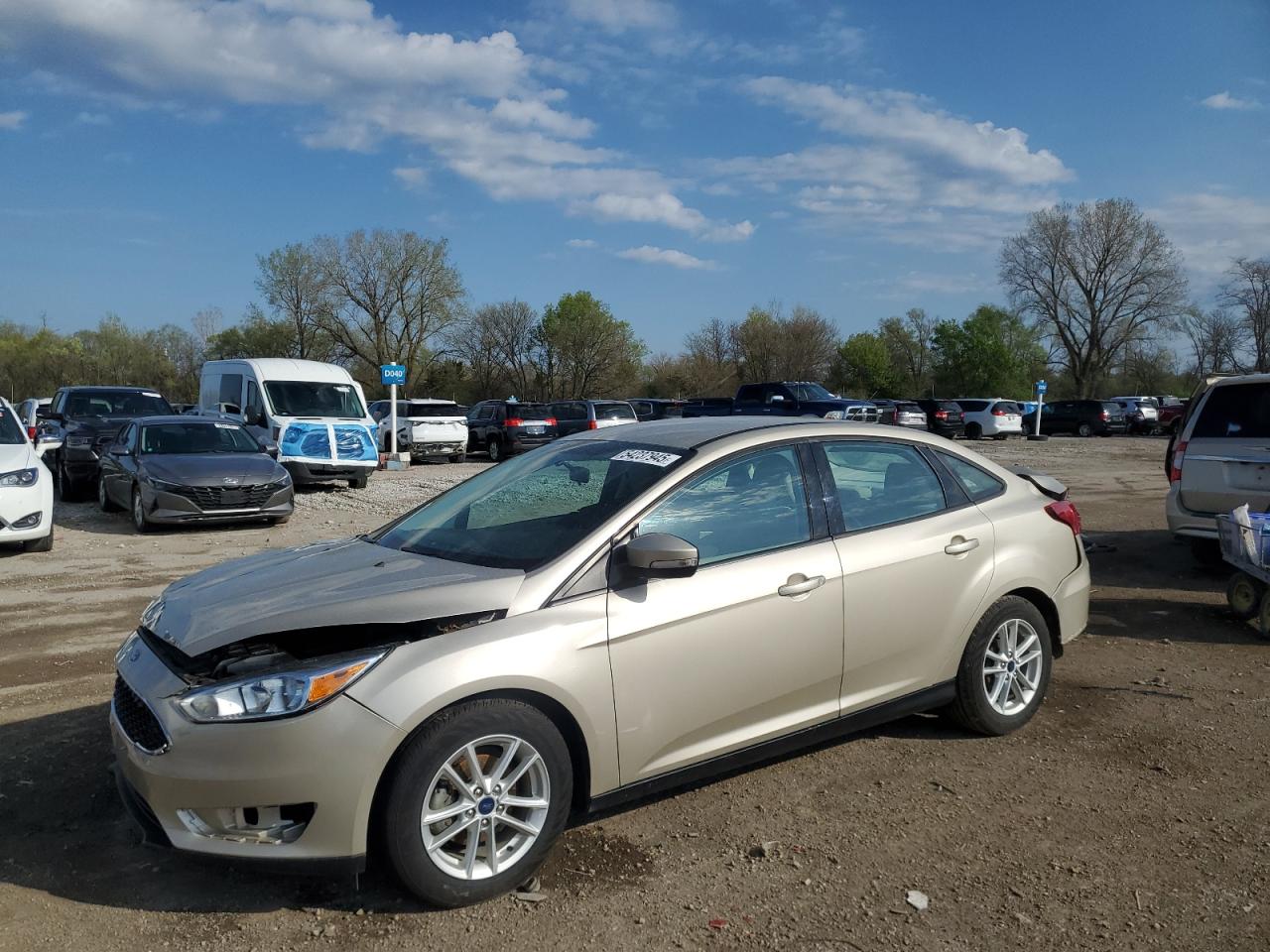 2017 Ford Focus Se იყიდება Des Moines-ში, IA - Rear End