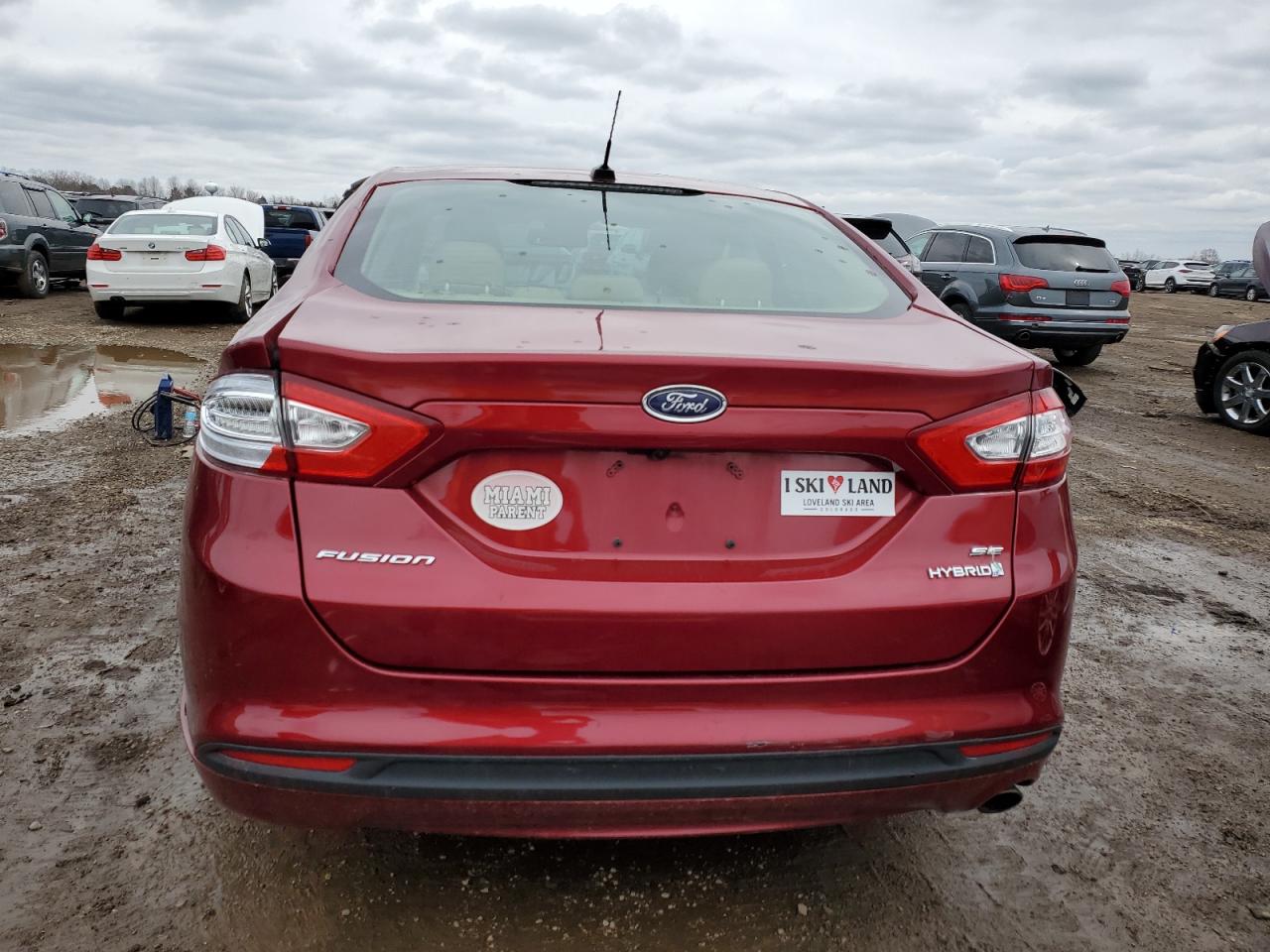 2014 Ford Fusion Se Hybrid VIN: 3FA6P0LU4ER225295 Lot: 72026215