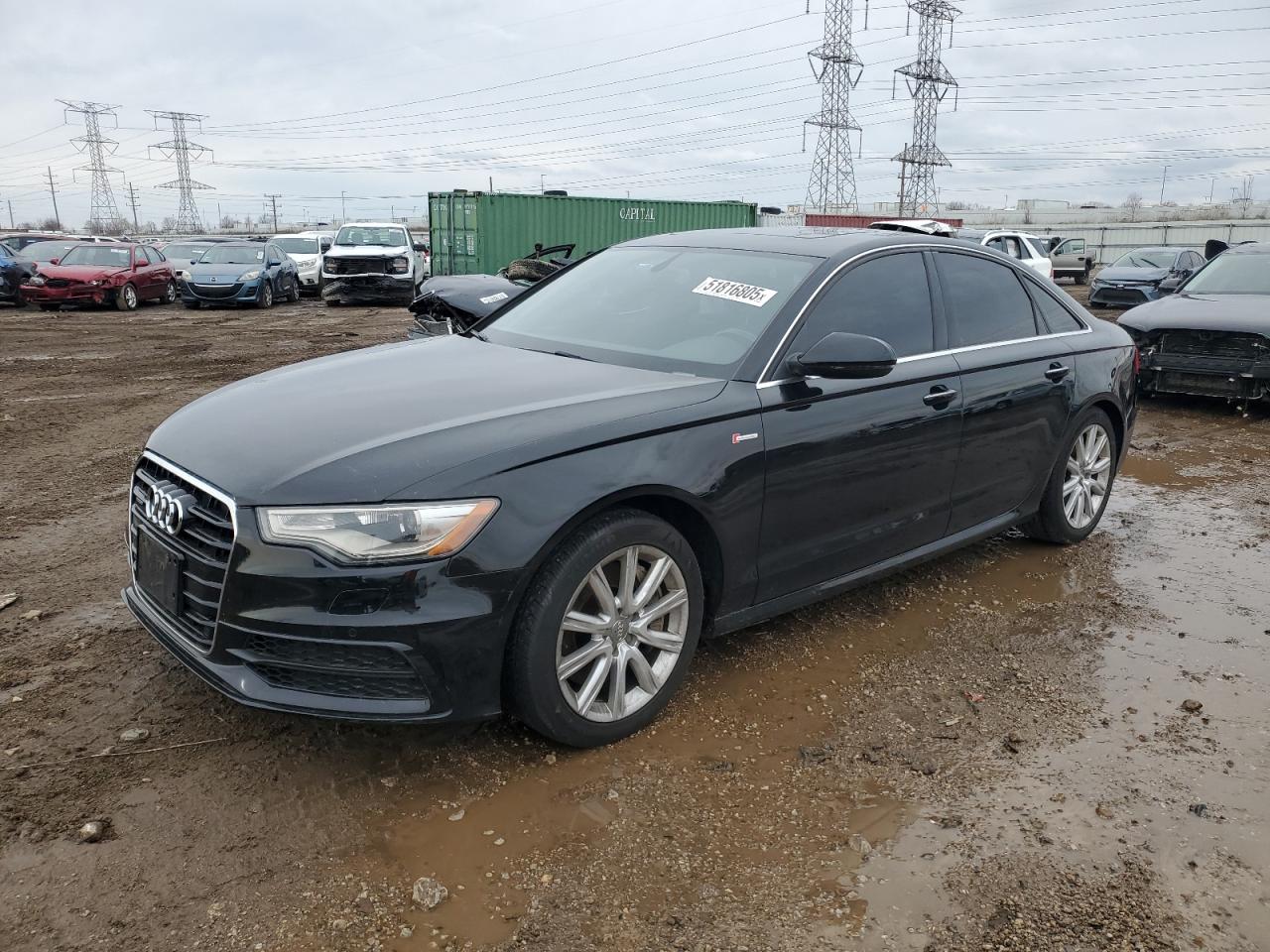 2012 Audi A6 zu verkaufen in Elgin, IL - Front End