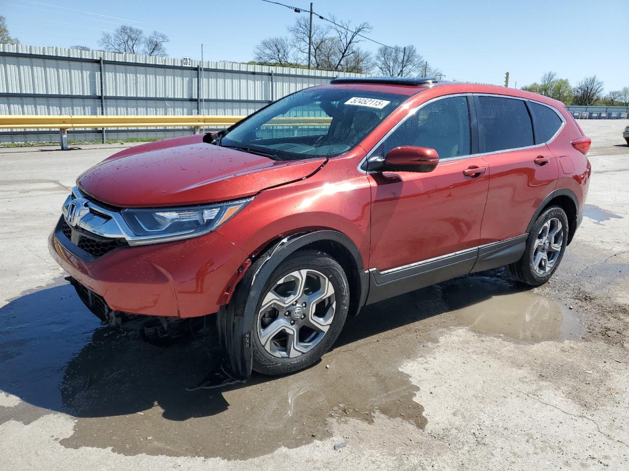 VIN: 5J6RW1H8XJL000863 2018 HONDA CRV