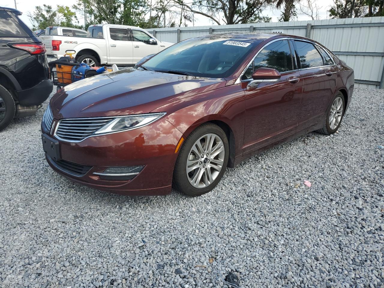2015 Lincoln Mkz Hybrid იყიდება Riverview-ში, FL - Side