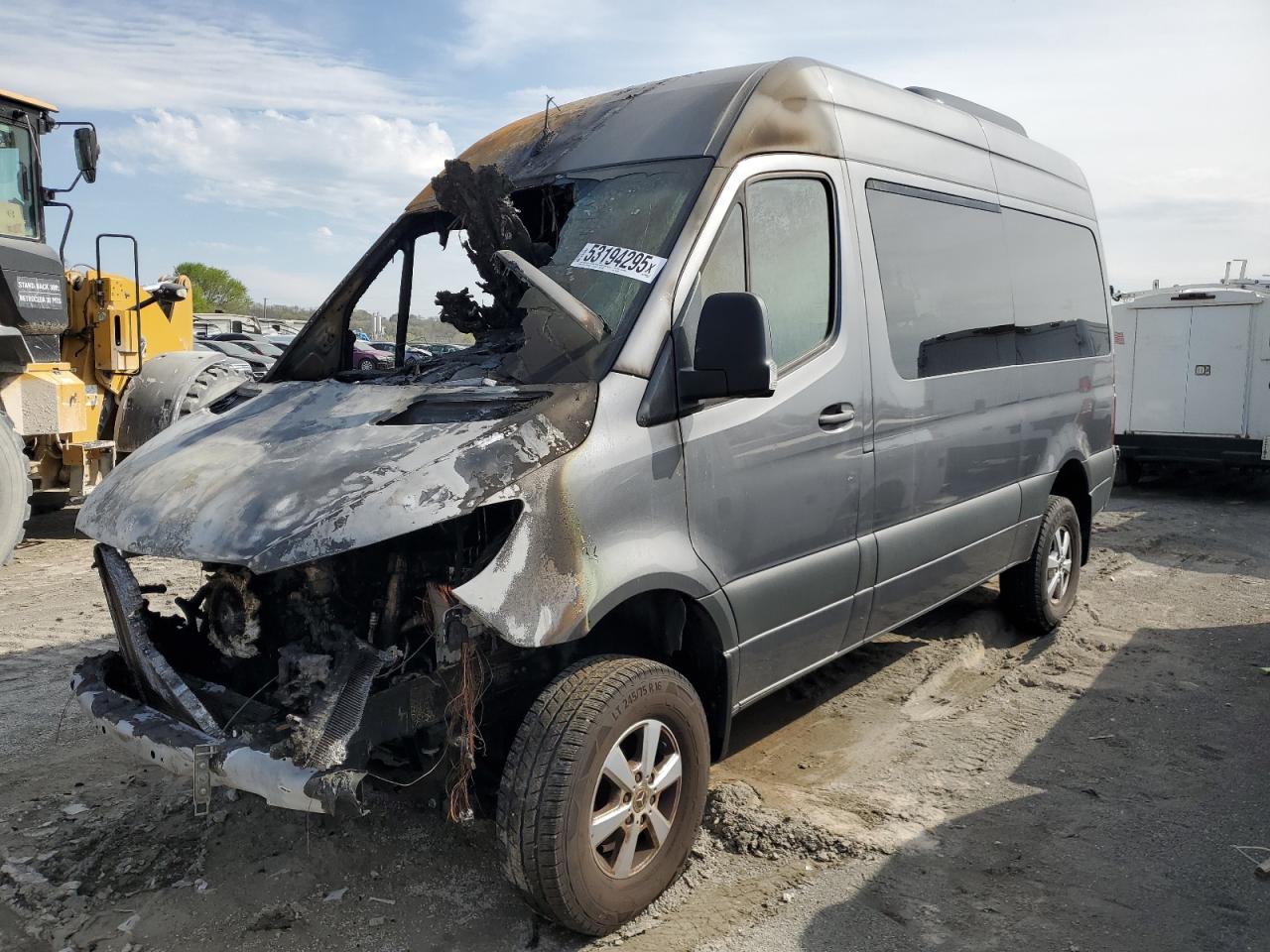 2021 Mercedes-Benz Sprinter 2500 იყიდება Cahokia Heights-ში, IL - Burn - Engine