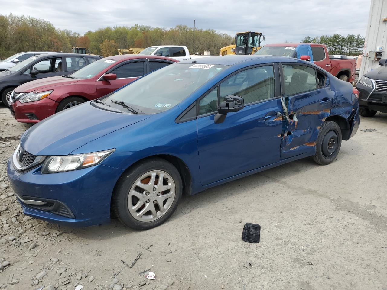 2013 Honda Civic Lx for Sale in Windsor, NJ - Side