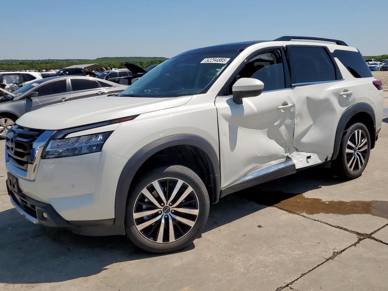 2023 Nissan Pathfinder Platinum للبيع في Grand Prairie، TX - Side