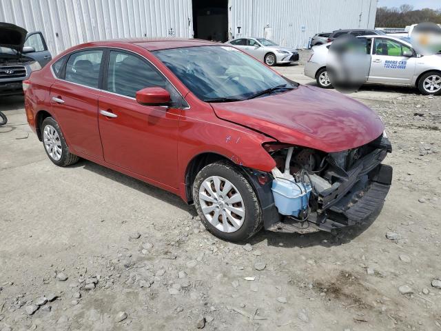  NISSAN SENTRA 2014 Червоний