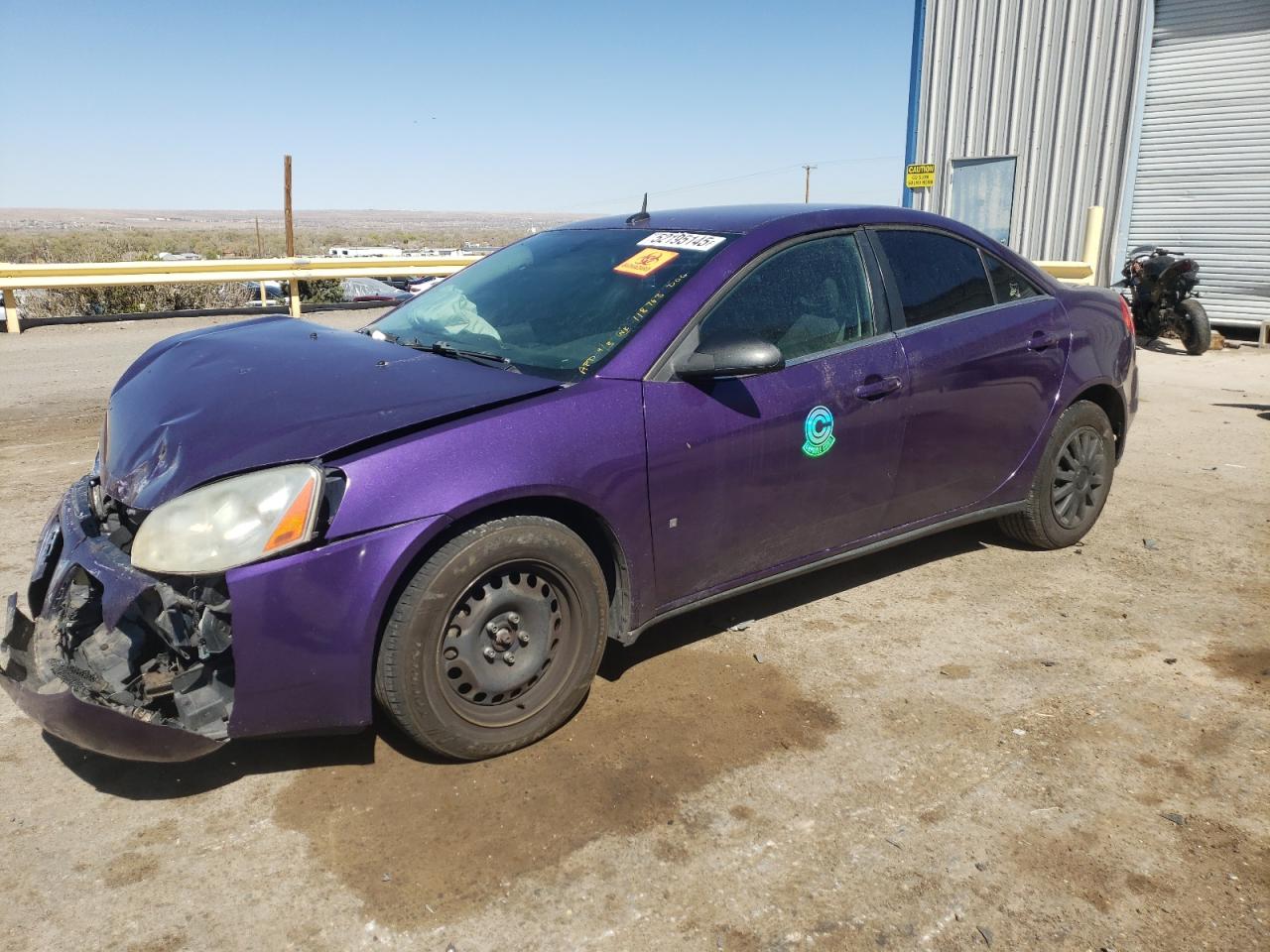 2008 Pontiac G6 Value Leader за продажба в Albuquerque, NM - Front End