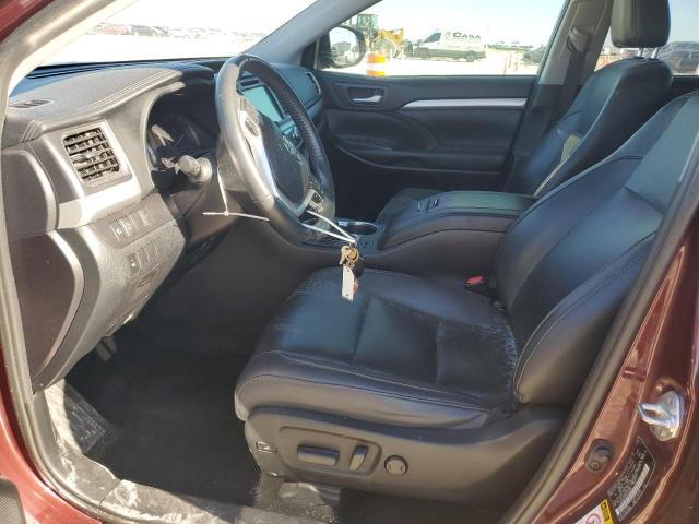 TOYOTA HIGHLANDER 2019 Burgundy
