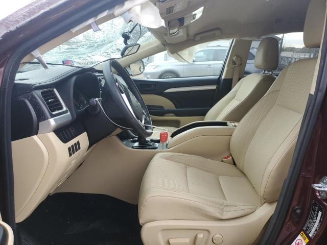 Parquets TOYOTA HIGHLANDER 2015 Burgundy
