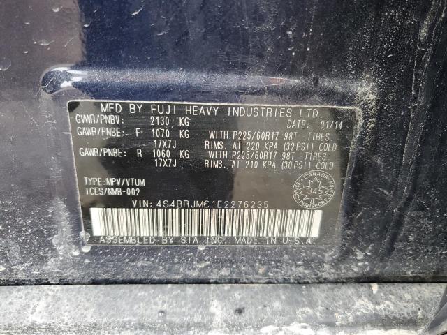 2014 SUBARU OUTBACK 3.6R LIMITED