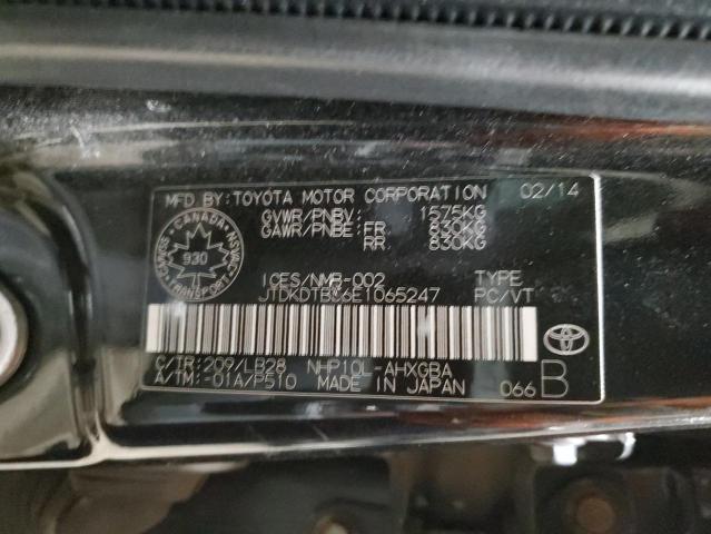 2014 TOYOTA PRIUS C 