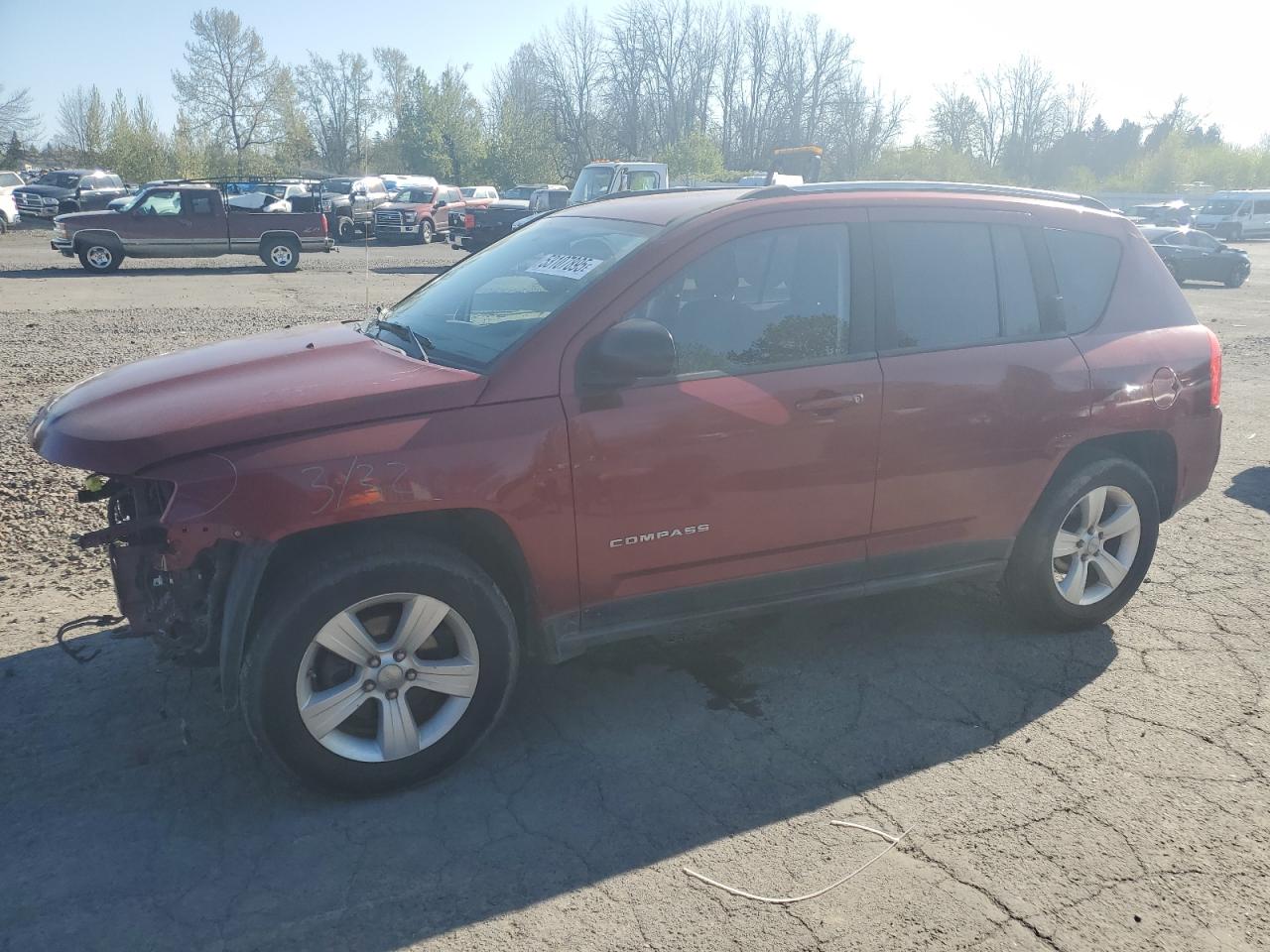2012 Jeep Compass Latitude на продаже в Portland, OR - Front End