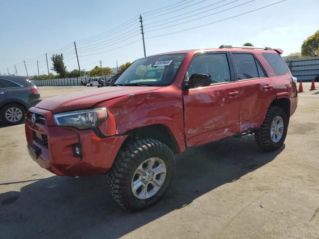  TOYOTA 4RUNNER 2021 Czerwony