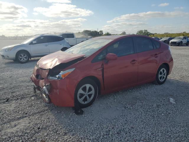  TOYOTA PRIUS 2012 Червоний