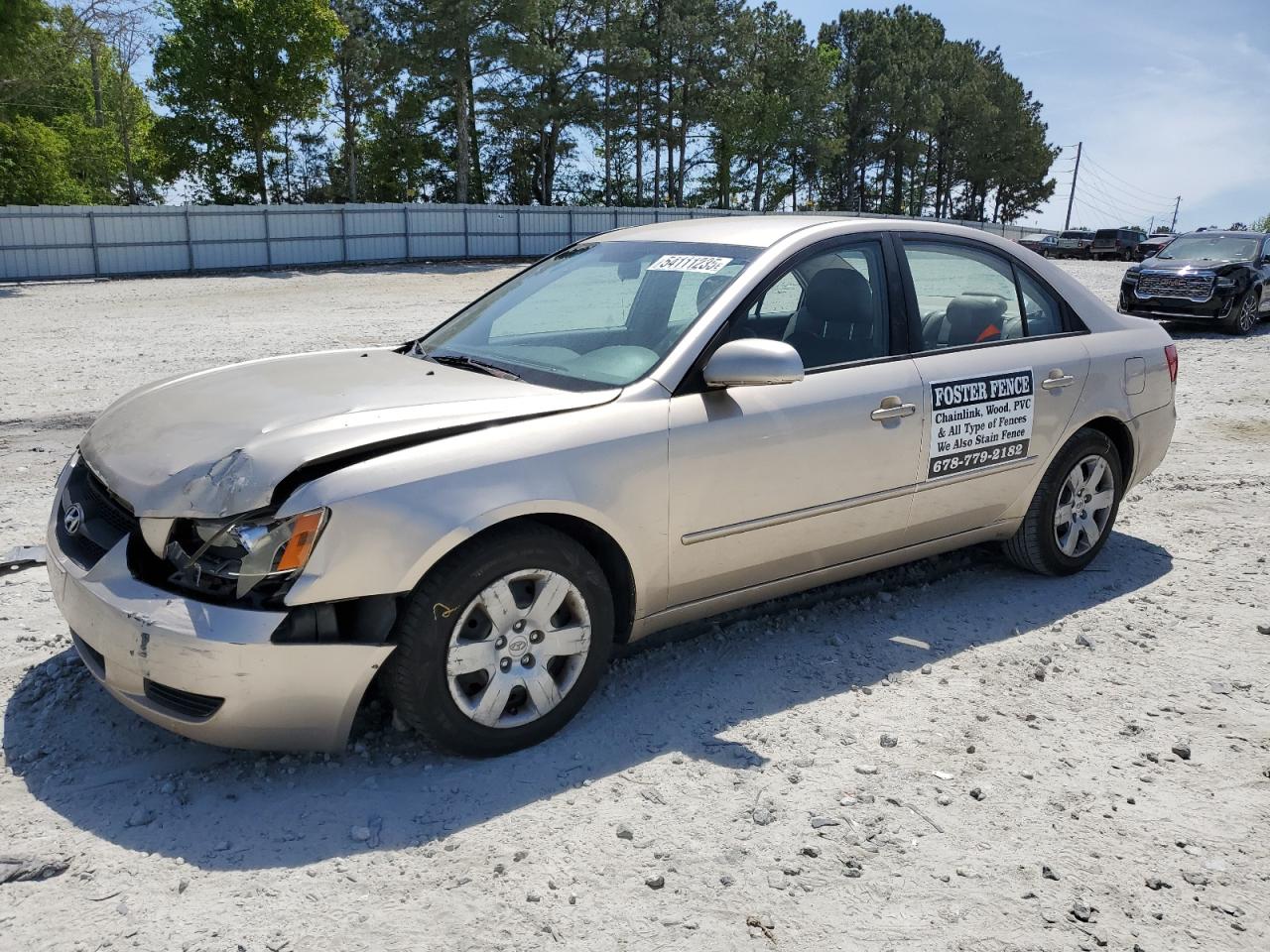 2007 Hyundai Sonata Gls na sprzedaż w Loganville, GA - Front End