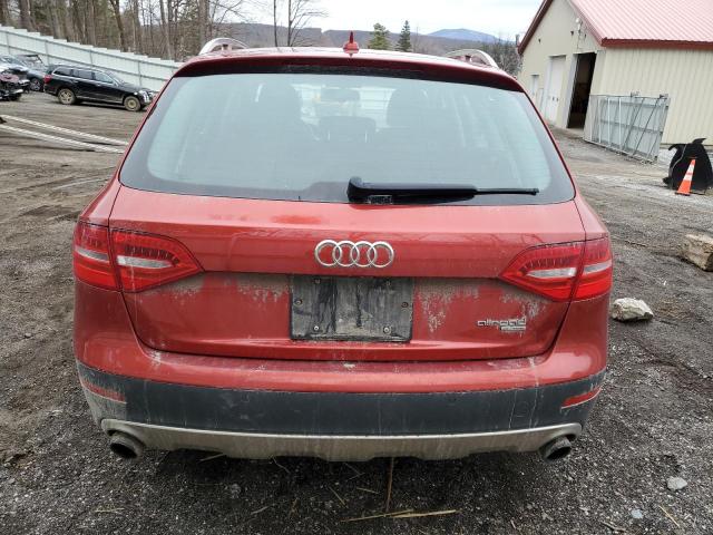 Parquets AUDI A4 2014 Czerwony