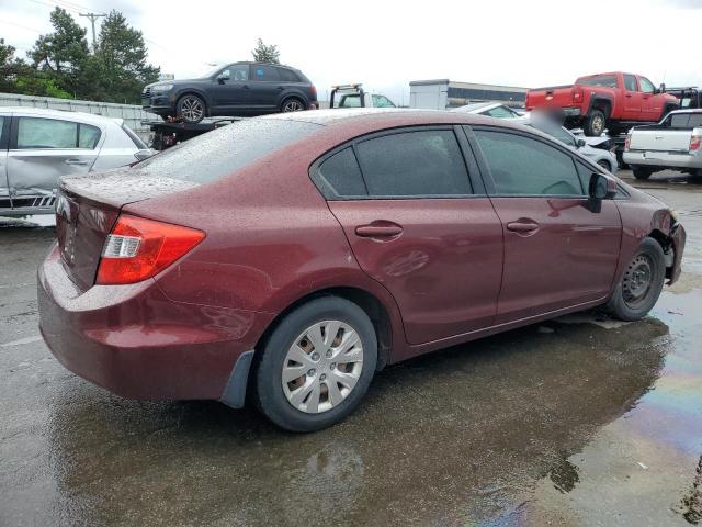  HONDA CIVIC 2012 Maroon