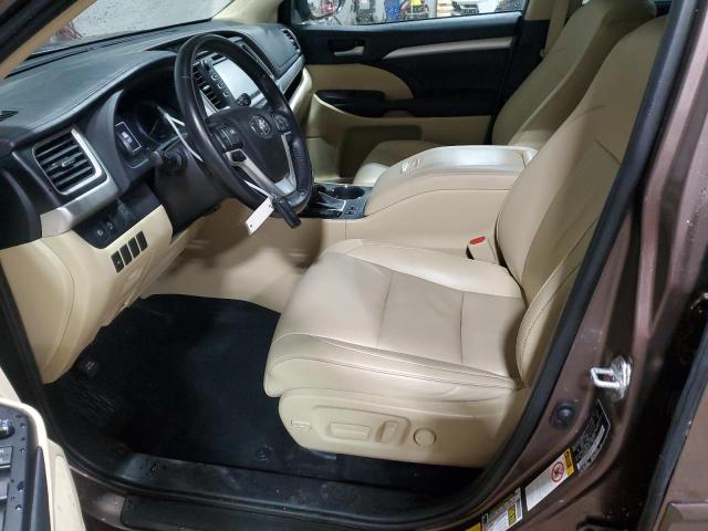  TOYOTA HIGHLANDER 2019 Цвет загара