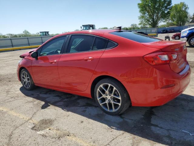  CHEVROLET CRUZE 2017 Red