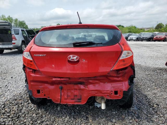  HYUNDAI ACCENT 2013 Красный