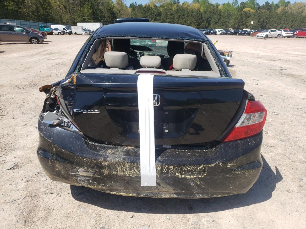 2012 Honda Civic Lx VIN: 2HGFB2F51CH332324 Lot: 53365075