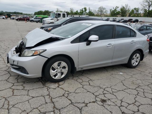 Sedans HONDA CIVIC 2013 Srebrny