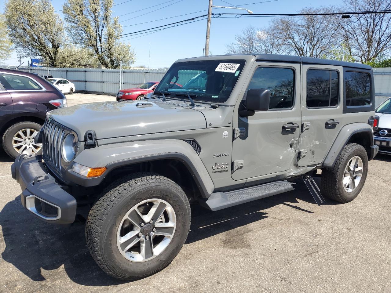 2022 Jeep Wrangler Unlimited Sahara للبيع في Moraine، OH - Side