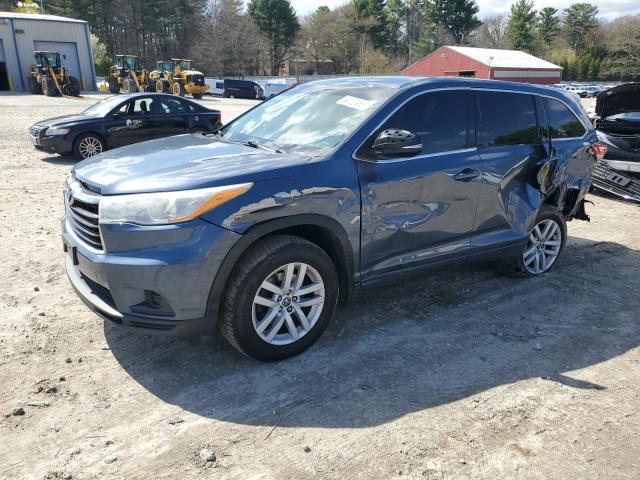  TOYOTA HIGHLANDER 2016 Синий