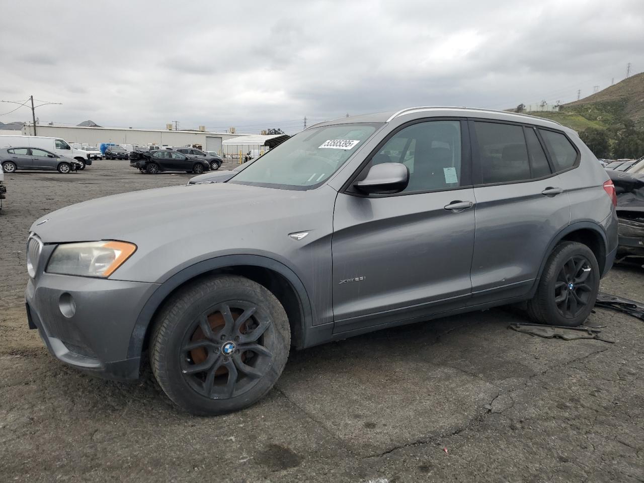 2013 Bmw X3 Xdrive28I იყიდება Colton-ში, CA - Burn - Engine