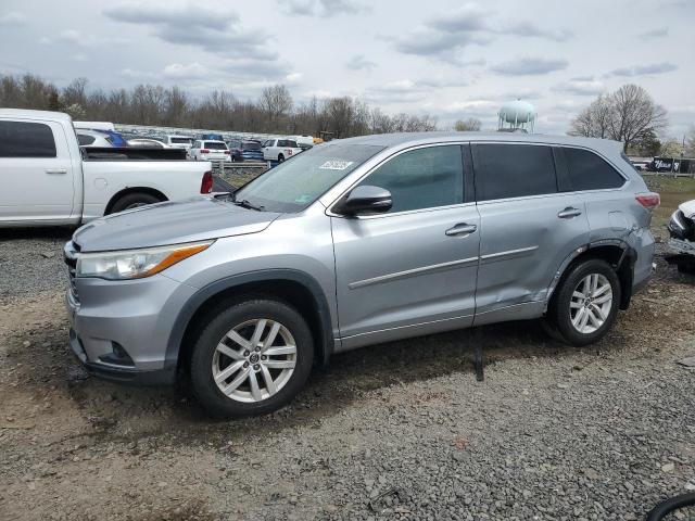  TOYOTA HIGHLANDER 2016 Srebrny