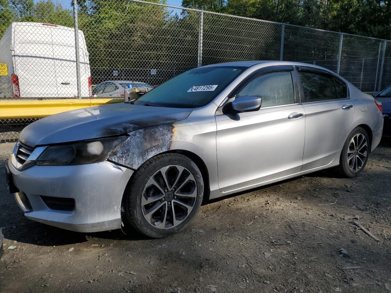 2013 Honda Accord Lx за продажба в Waldorf, MD - Burn - Engine