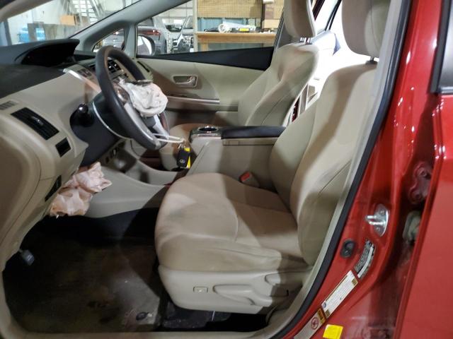 Кроссоверы TOYOTA PRIUS 2014 Красный