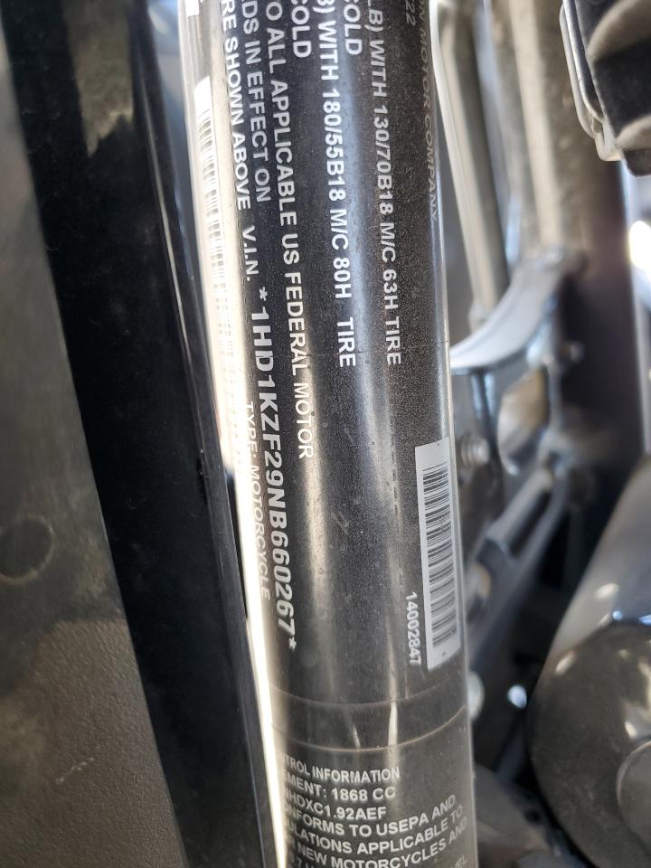 2022 Harley-Davidson Fltrk VIN: 1HD1KZF29NB660267 Lot: 54437565