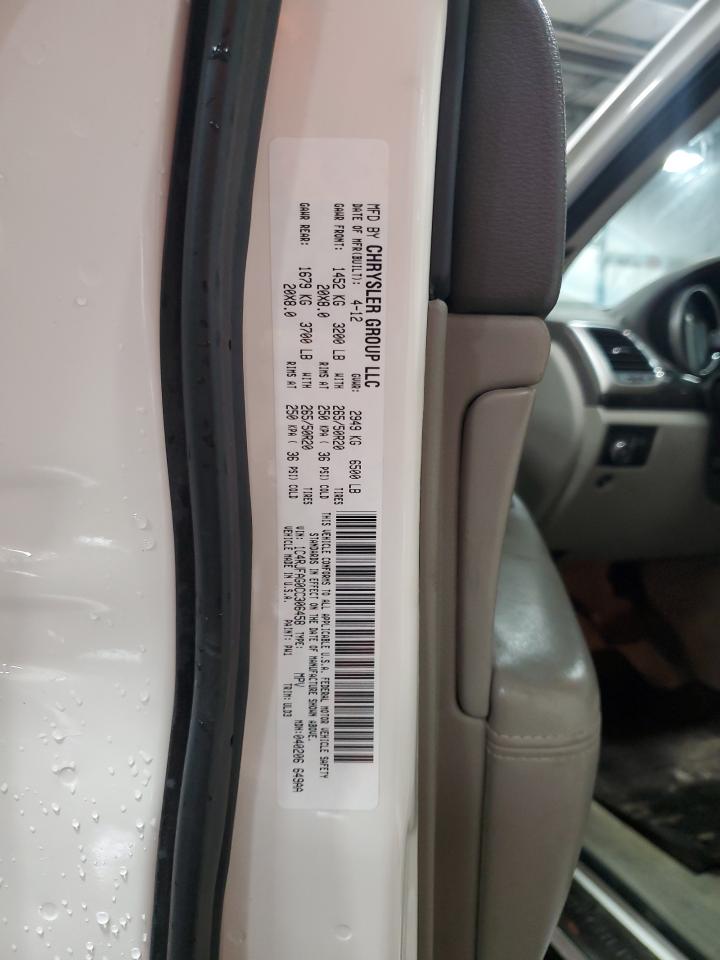 2012 Jeep Grand Cherokee Laredo VIN: 1C4RJFAG0CC306458 Lot: 52204585