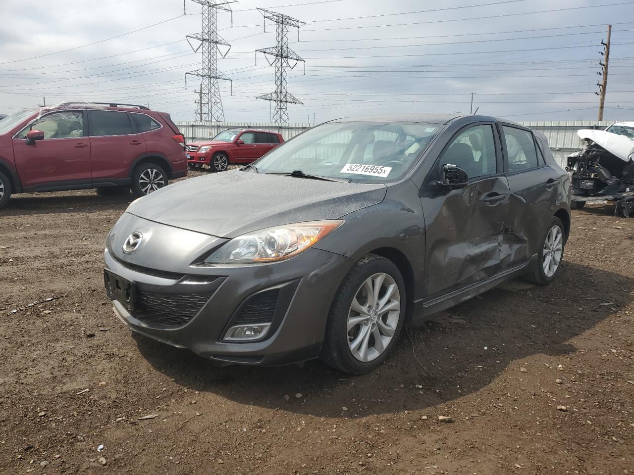 2011 Mazda 3 S продається в Elgin, IL - Side