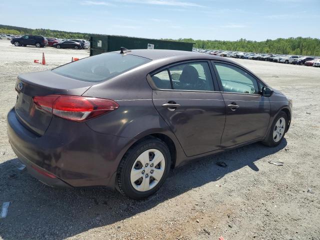  KIA FORTE 2017 Бордовый