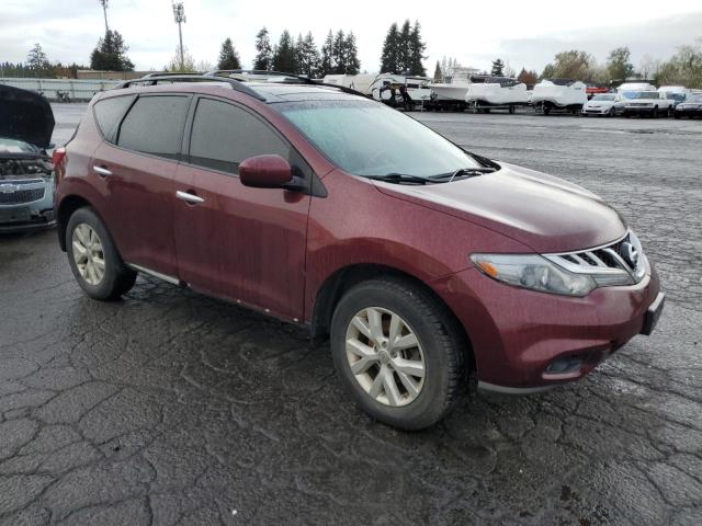  NISSAN MURANO 2012 Czerwony